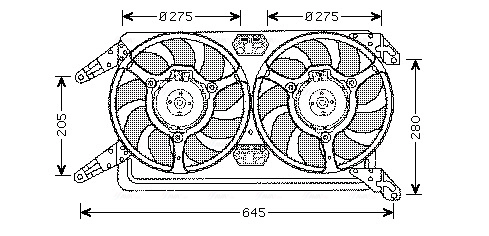 Fan, engine cooling (AL7513)