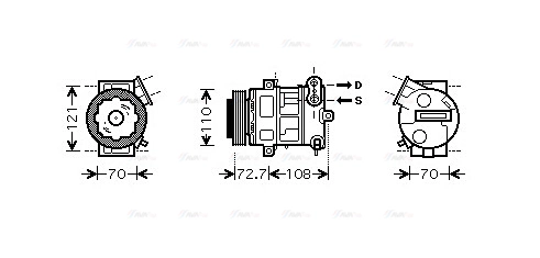 Compressor, air conditioning (OLAK419)