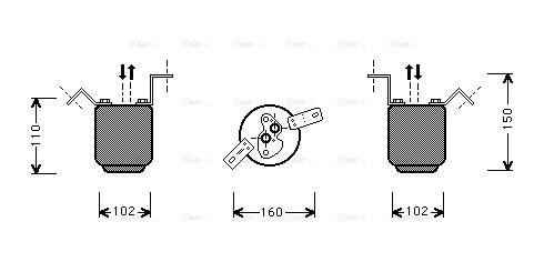 Dryer, air conditioning (BWD225)