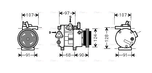 Compressor, air conditioning (HYAK215)