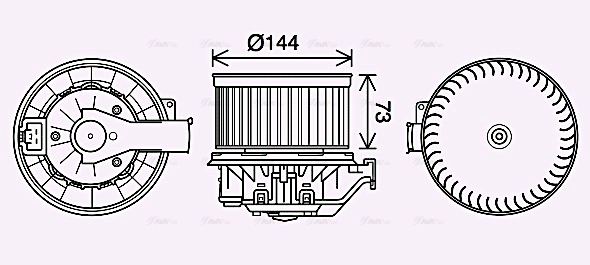 Interior Blower (FD8632)
