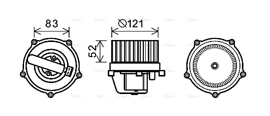 Interior Blower (VN8345)