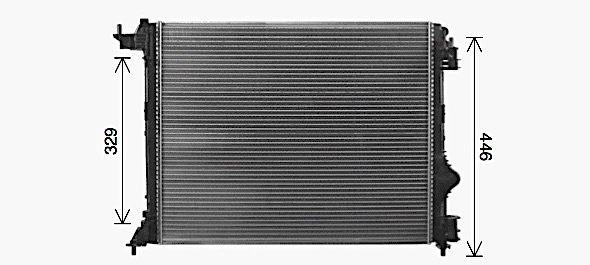 Radiator, engine cooling
