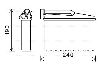 Heat Exchanger, interior heating (BWA6541)