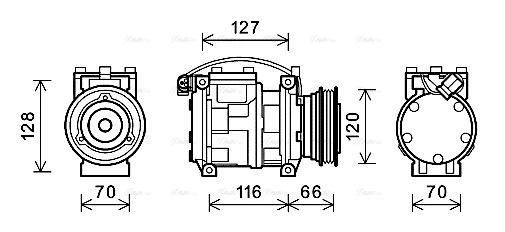 Compressor, air conditioning (BWAK232)