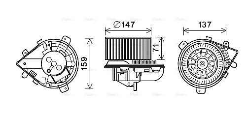 Interior Blower (PE8379)