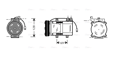 Compressor, air conditioning (HYK063)