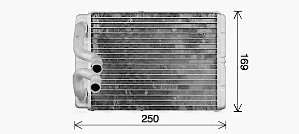 Heat Exchanger, interior heating (HY6588)