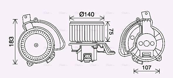 Interior Blower (OL8689)