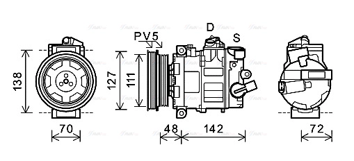 Compressor, air conditioning (AIAK359)