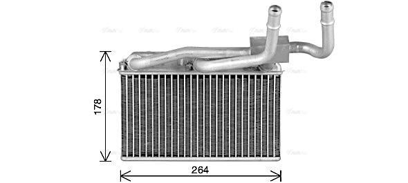 Heat Exchanger, interior heating (BW6600)