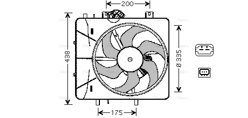 Fan, engine cooling (CN7527)