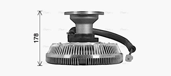 Clutch, radiator fan