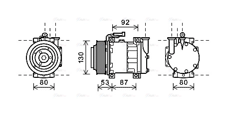 Compressor, air conditioning (ALK122)