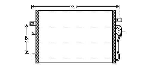 Condenser, air conditioning (CR5139)