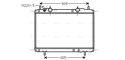 Radiator, engine cooling (FT2184)