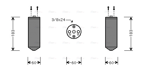 Dryer, air conditioning (MTD234)