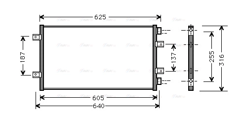 Condenser, air conditioning (FT5247)