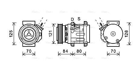 Compressor, air conditioning (CTK037)