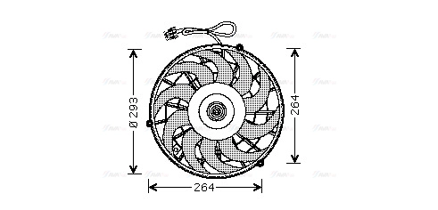 Fan, engine cooling (OL7507)