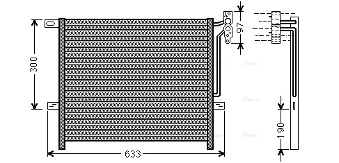 Condenser, air conditioning (BWA5369)