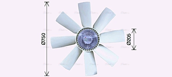 Clutch, radiator fan (VLF066)