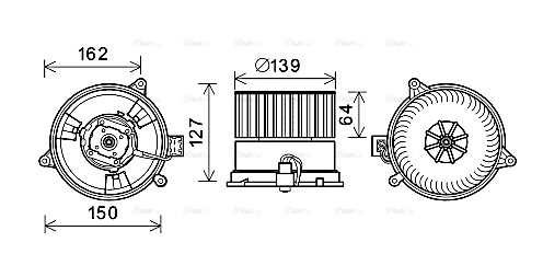 Interior Blower (FD8576)