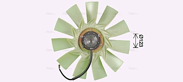 Clutch, radiator fan