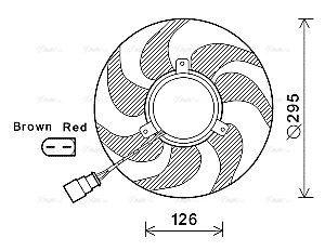 Fan, engine cooling (VN7535)