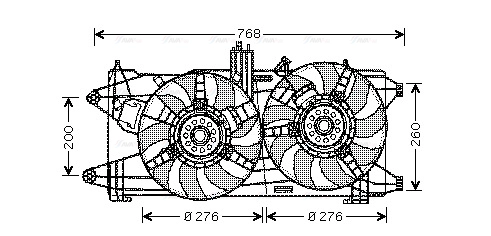 Fan, engine cooling (FT7522)