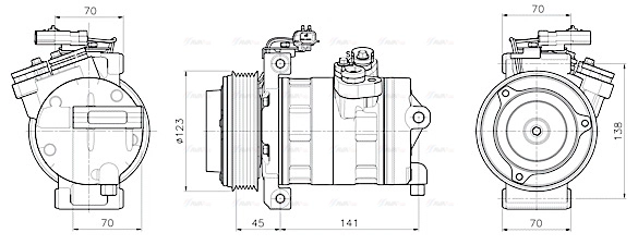 Compressor, air conditioning (JEAK092)