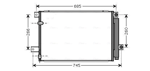 Condenser, air conditioning (TOA5409D)