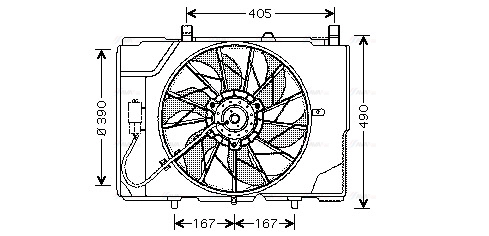 Fan, engine cooling (MS7501)