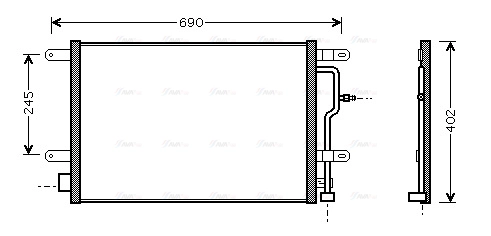 Condenser, air conditioning (AI5194)