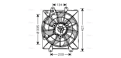 Fan, engine cooling (TO7507)