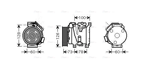 Compressor, air conditioning (TOAK451)