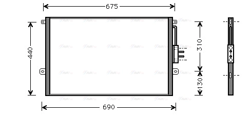 Condenser, air conditioning (JE5018)