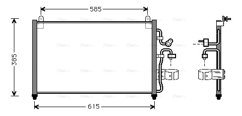 Condenser, air conditioning (DW5013)