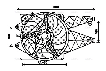 Fan, engine cooling (AL7514)