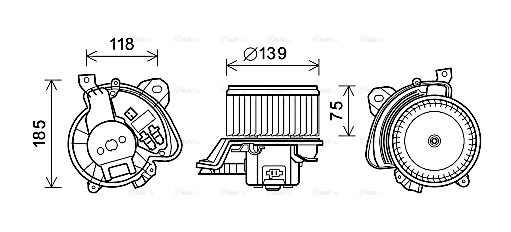 Interior Blower (FT8433)