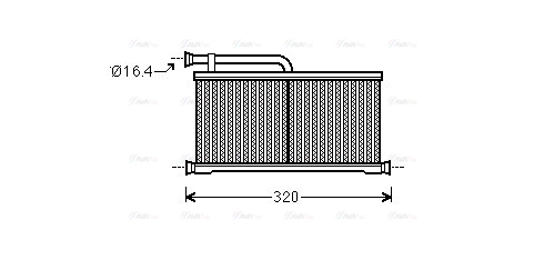Heat Exchanger, interior heating (AIA6397)