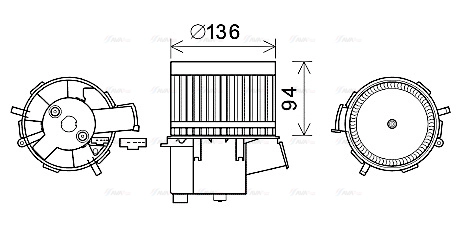 Interior Blower (FT8435)