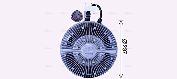 Clutch, radiator fan