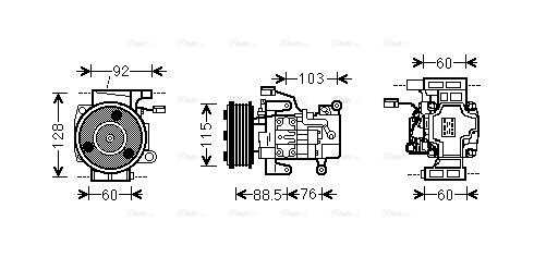 Compressor, air conditioning (MZAK251)
