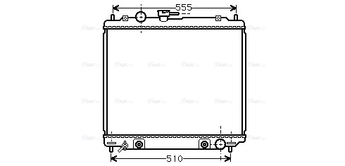 Radiator, engine cooling (MT2138)
