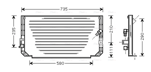 Condenser, air conditioning (TO5279)