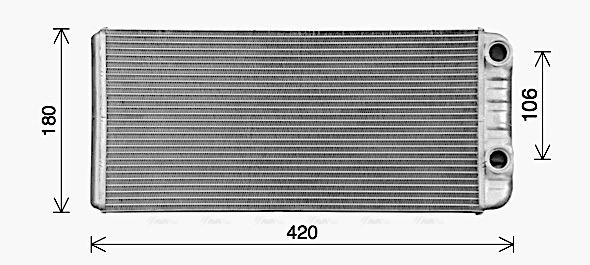 Heat Exchanger, interior heating (VL6114)