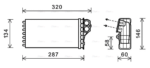 Heat Exchanger, interior heating (CNA6279)