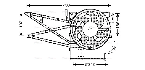 Fan, engine cooling (OL7515)