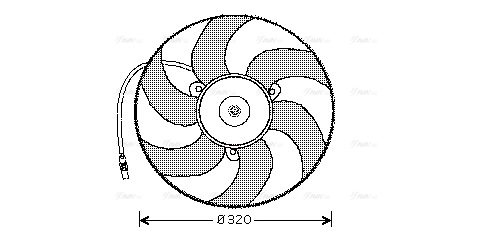 Fan, engine cooling (CN7519)